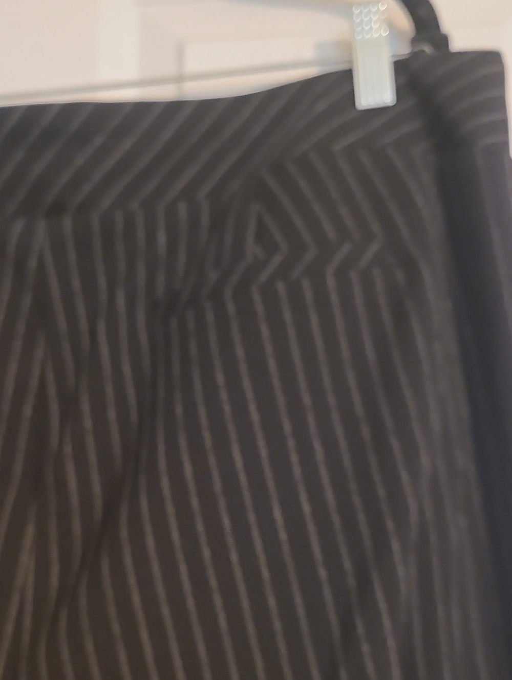 Soho Apparel Ltd. Black Pinstripe Pants - Picture 5 of 5